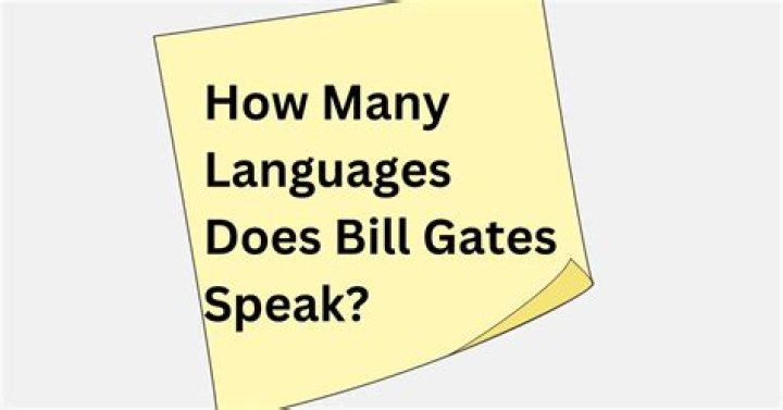 Does Bill Gates Speak Spanish?
