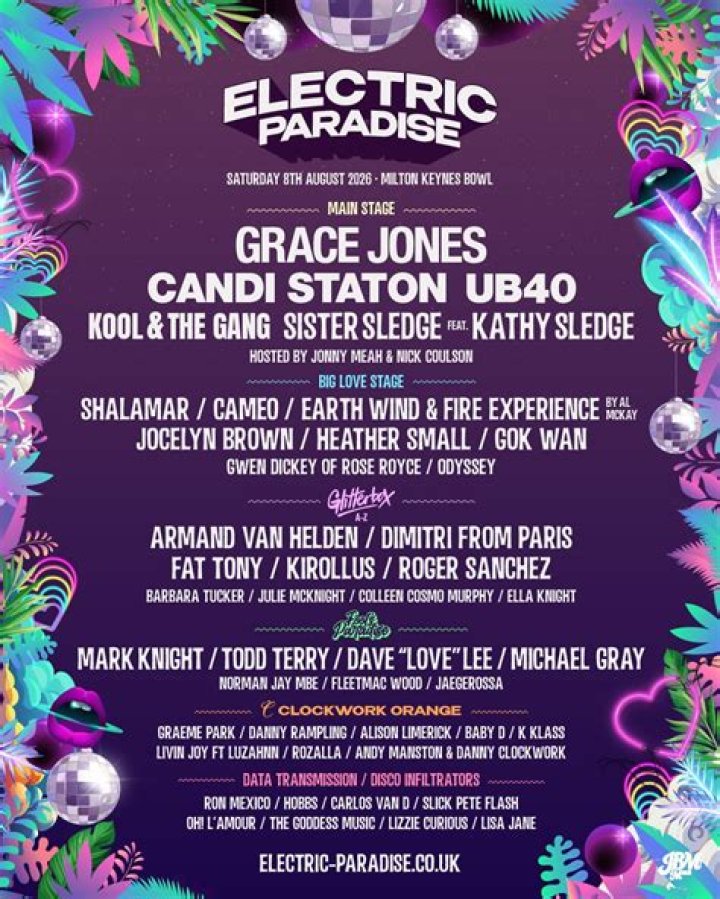 Electric Paradise Announces Lineup