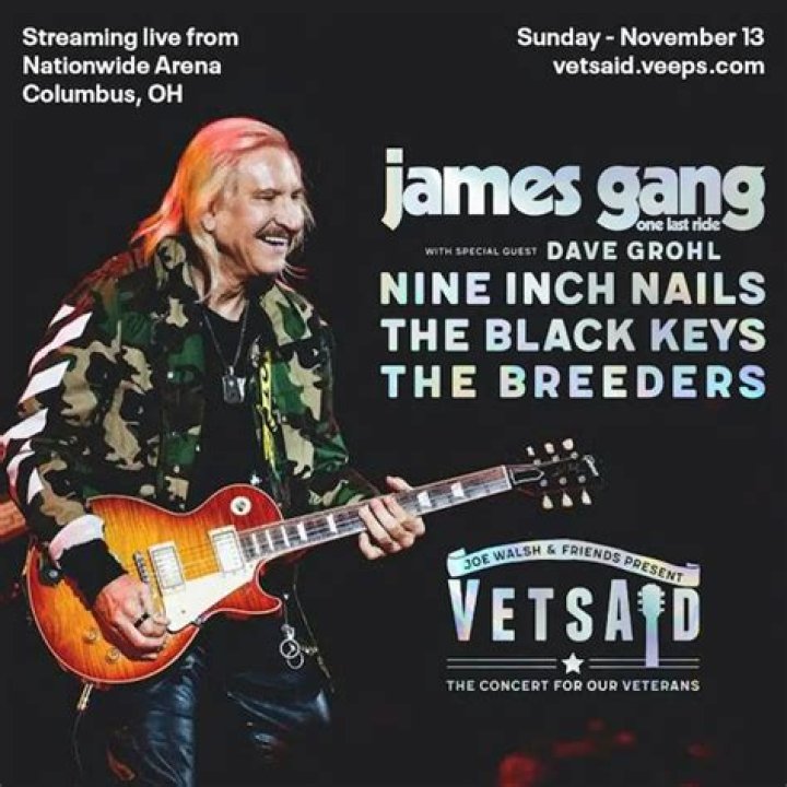 Joe Walsh Announces Initial Lineup for VetsAid 2022 With Nine Inch Nails, The Black Keys, Special Guest Dave Grohl, And More