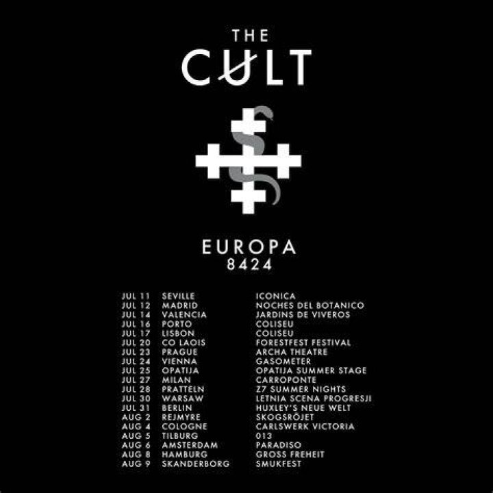 The Cult Cancel All Summer Concerts